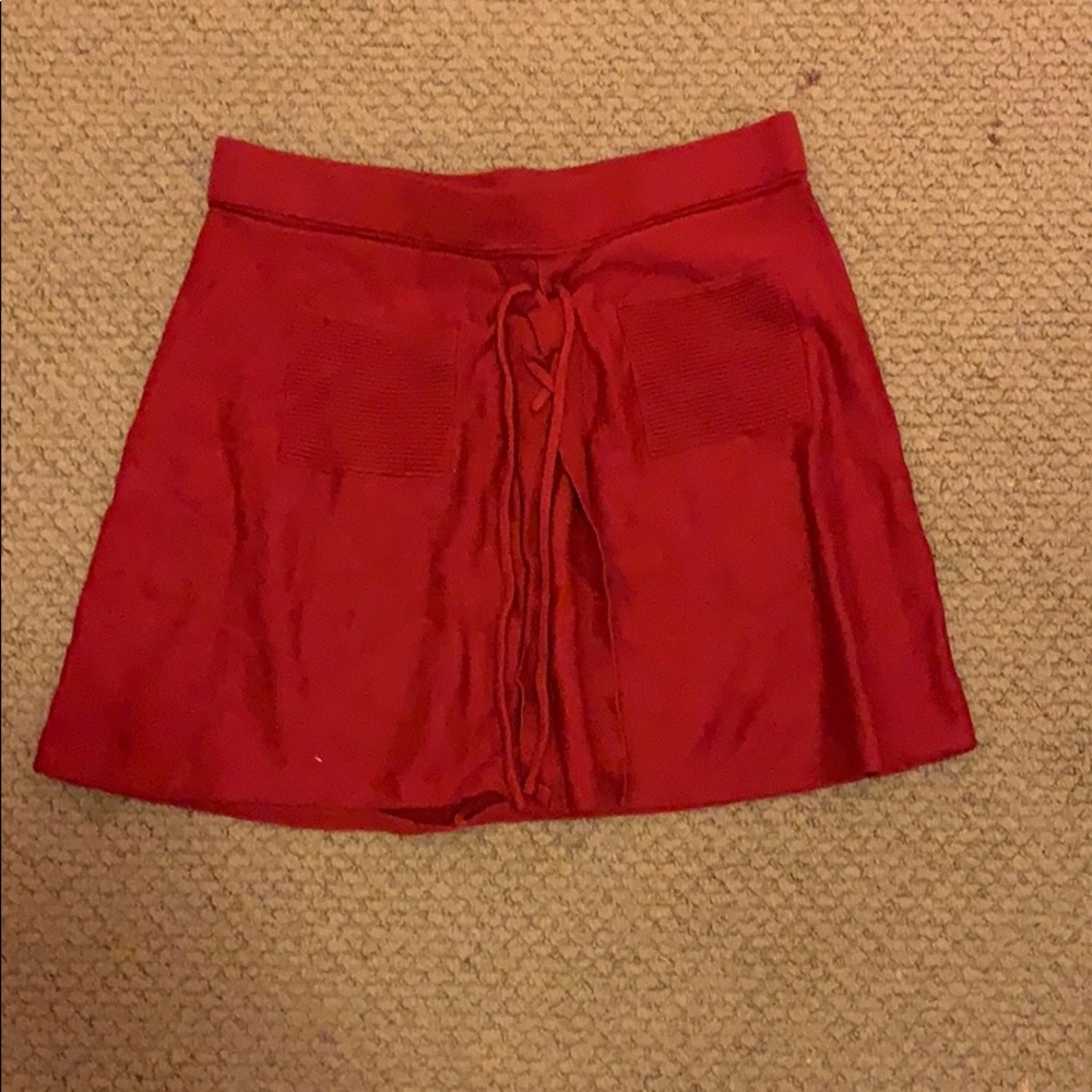 red skirt